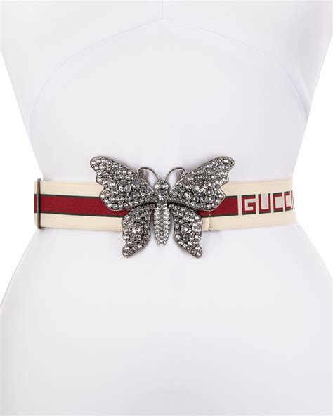 gucci stripe elastic belt|women authentic Gucci belt.